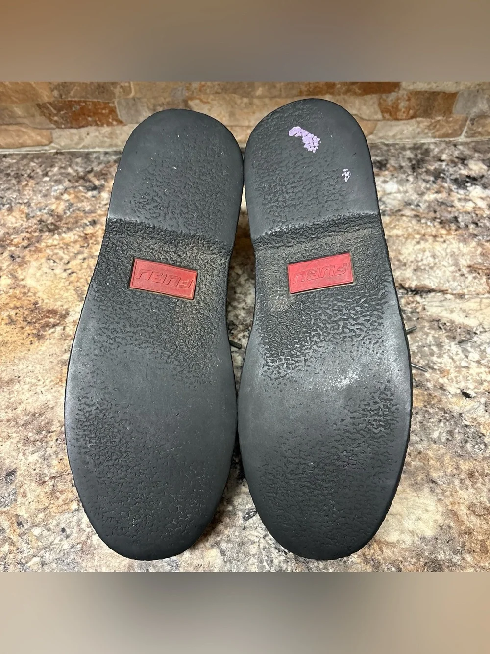 Vintage Y2K FUBU Black Suede Shoes Size 11